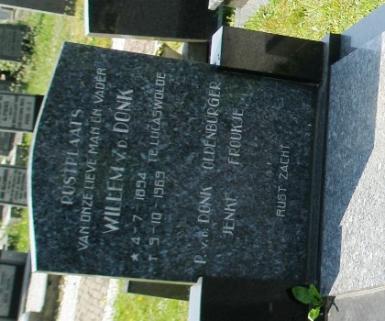Noordwijk 155 Willem van der Donk Grafschrift