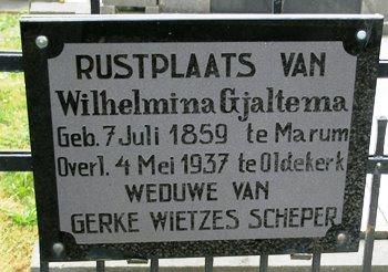 Noordwijk 92 Wilhelmina Gjaltema