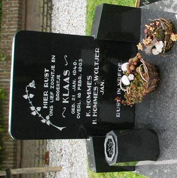 Noordwijk 34 Klaas Hommes Grafschrift