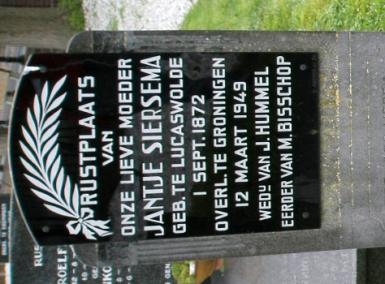 Noordwijk 222 Jantje Siersema Grafschrift