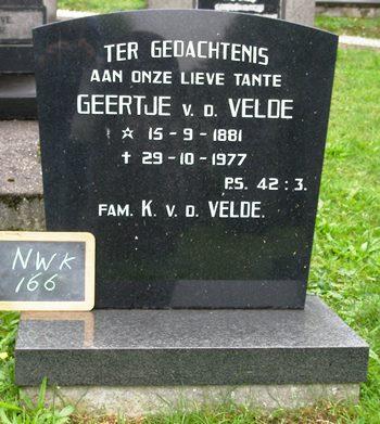 Noordwijk 166 Geertje van der Velde