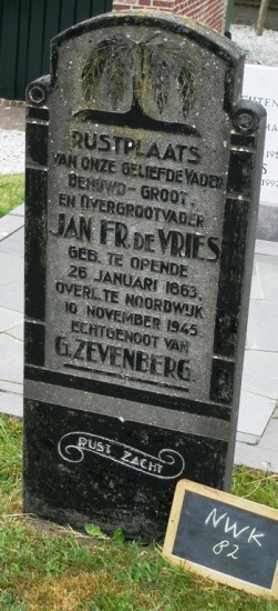 Noordwijk 82 Jan Freerk de Vries